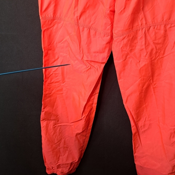 80s Nike Track Pants Adult Large Swoosh Logo Embroidered Jogging Gray Label Tag - Picture 5 of 12